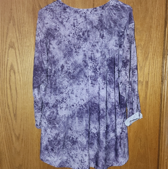 3/4 Sleeve Plus Size Blouse - Picture 5 of 7